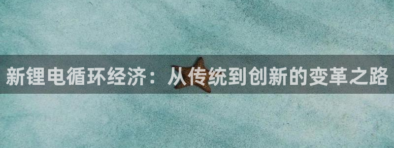okpay钱包买币全过程：新锂电循环经济：从传统到创新的变革之路